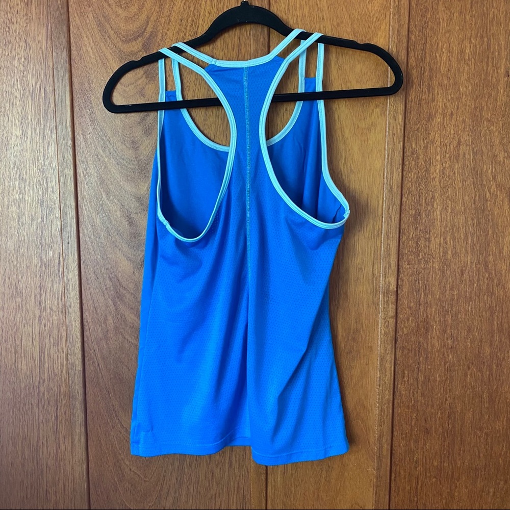 Champion Blue Racer Back Tank Top- Mesh Backing - Picture 5 of 7